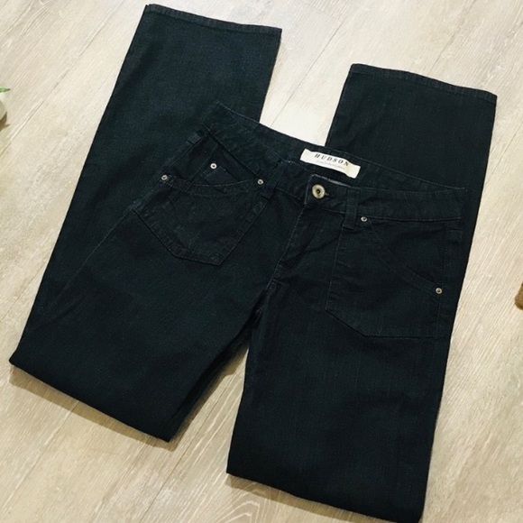 Hudson Dark Blue Wash Jeans. Mid-Rise. Cotton/Spandex. Size 28 - Picture 2 of 12